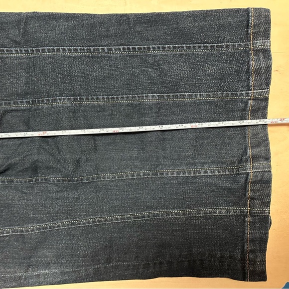 Bebe Denim Lace Back Corset Skirt Size Small - Picture 14 of 16